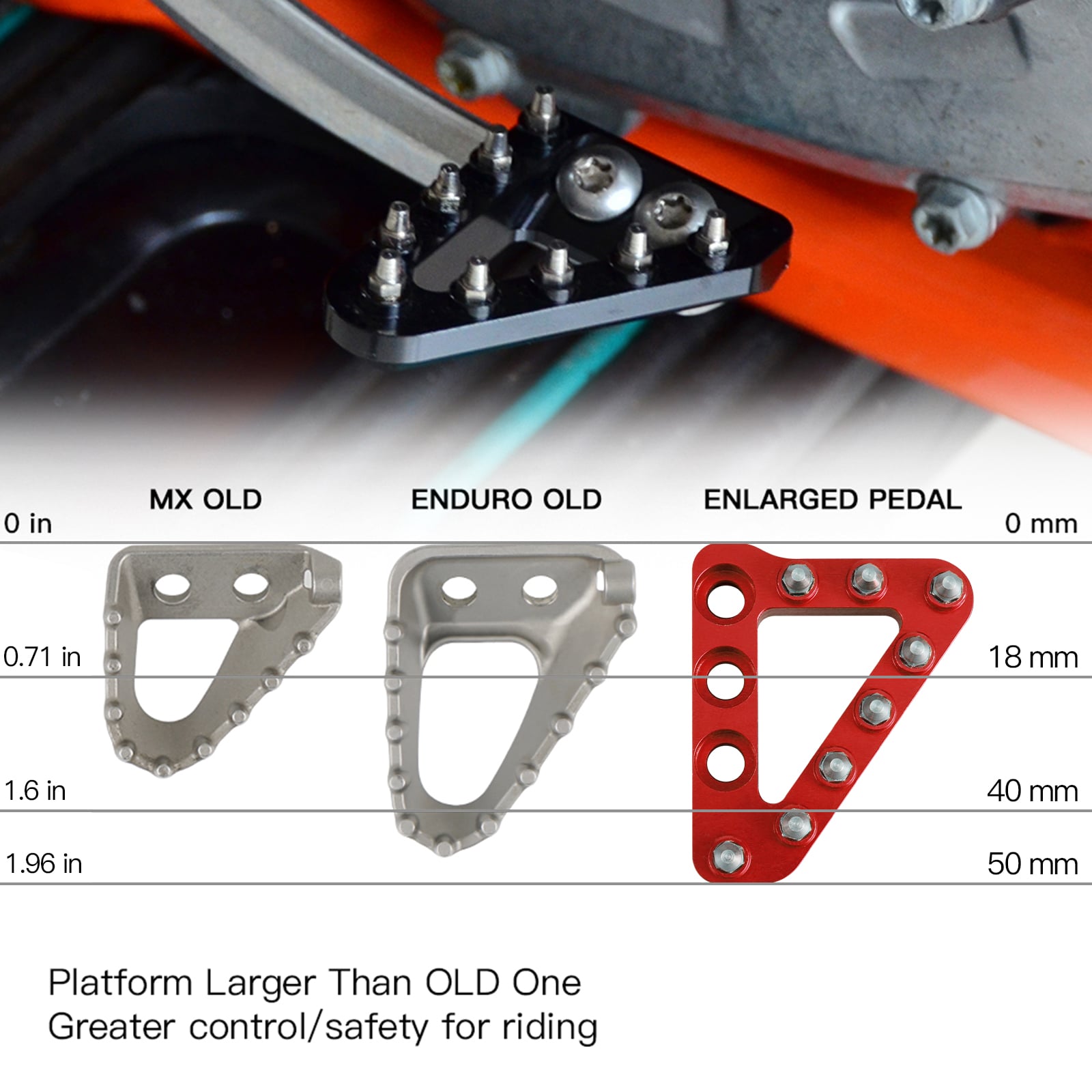 Brake Pedal Lever Step Plate For Beta RR 125-520