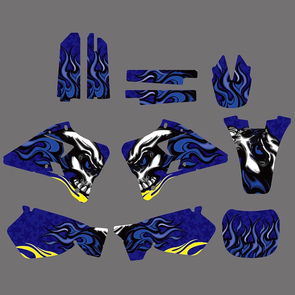 Motorcycle Graphics Decals Stickers Kits For YAMAHA YZ125/YZ250 1996-2001