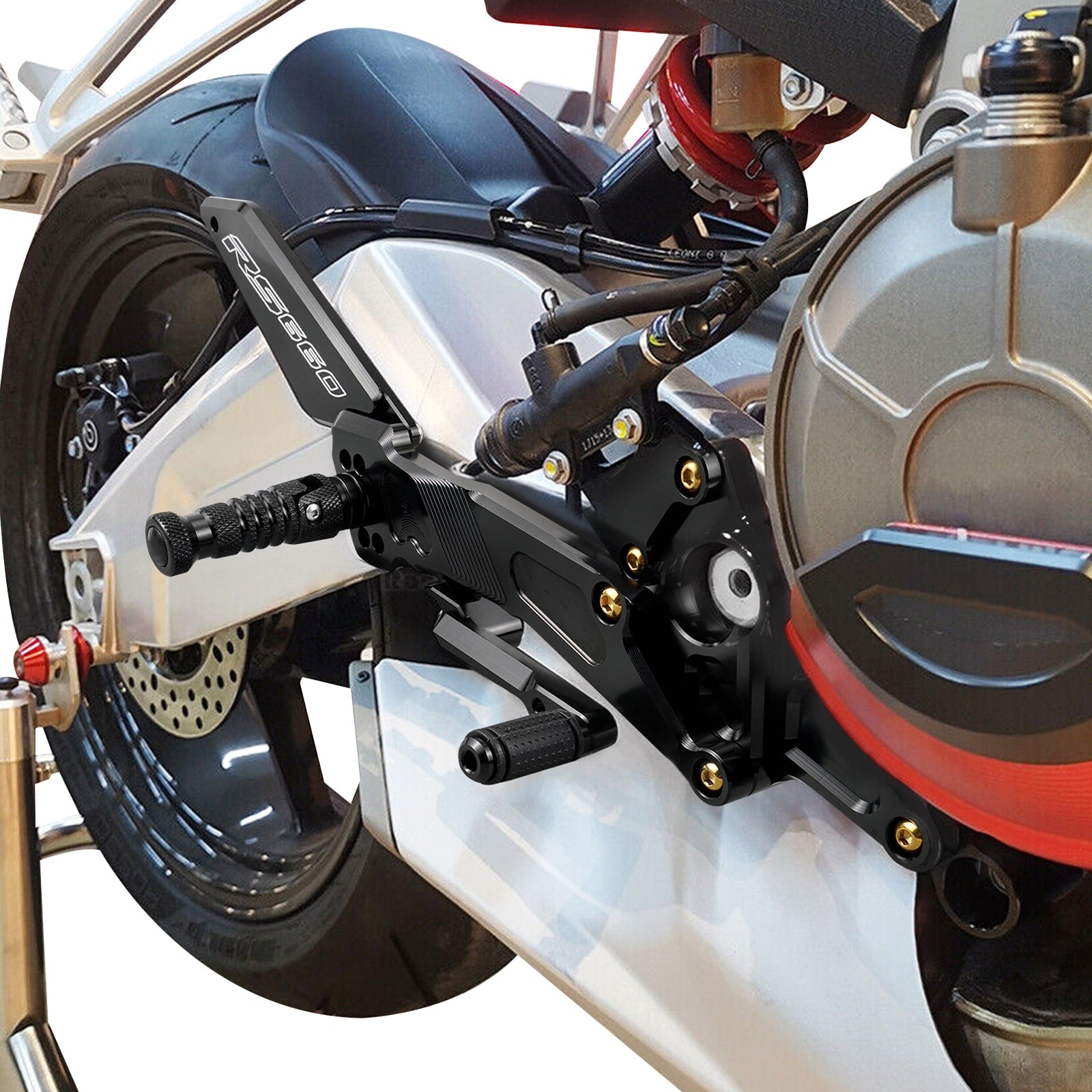 Racing Adjustable Rear Sets Footrest  for Aprilia RS660 2021-2023 Tuono 660 2021-2023