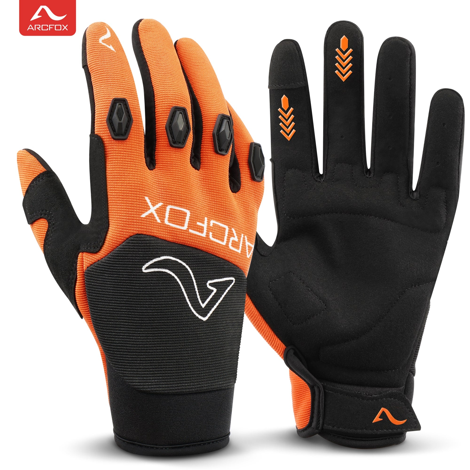 ARCFOX Dirt Bike Gloves for ATV UTV MTB Motocross Motorcycle Off-Road Riding Touch Screen Breathable Sweat-absorbing Fabric