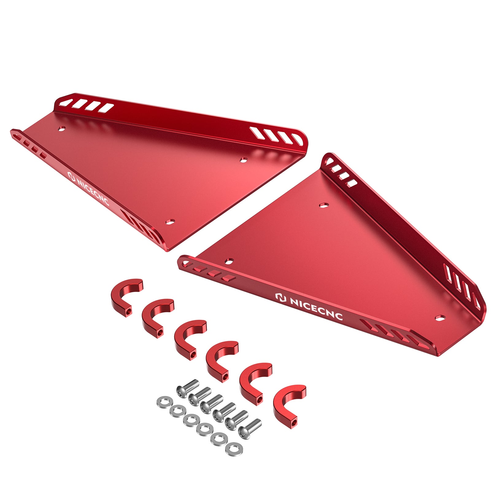 Pair ATV Front A-Arm Skid Plate Guards For Yamaha Blaster 200 1988-2006