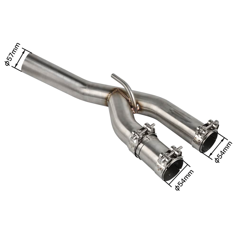 Eliminator Exhaust Down Pipe Silencer Muffler For BMW S1000RR 2015 2016