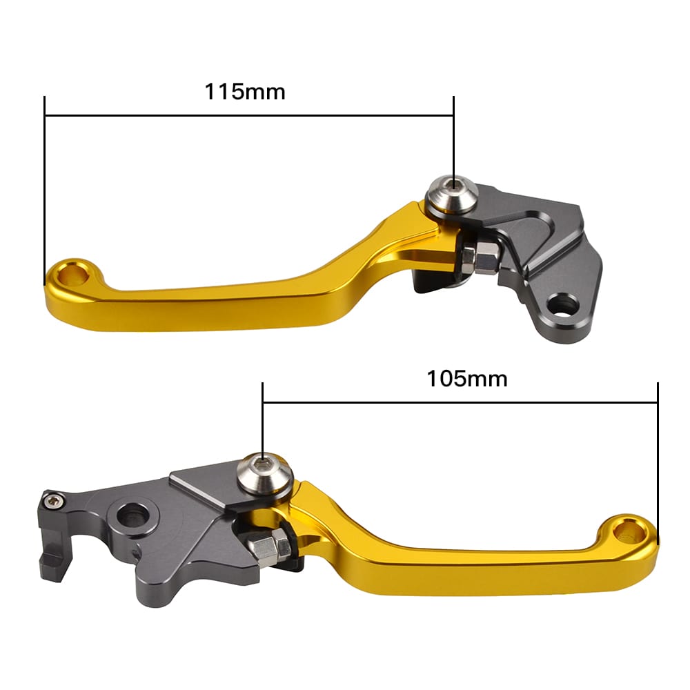 CNC Pivot Brake and Clutch Levers For Suzuki RMX250S