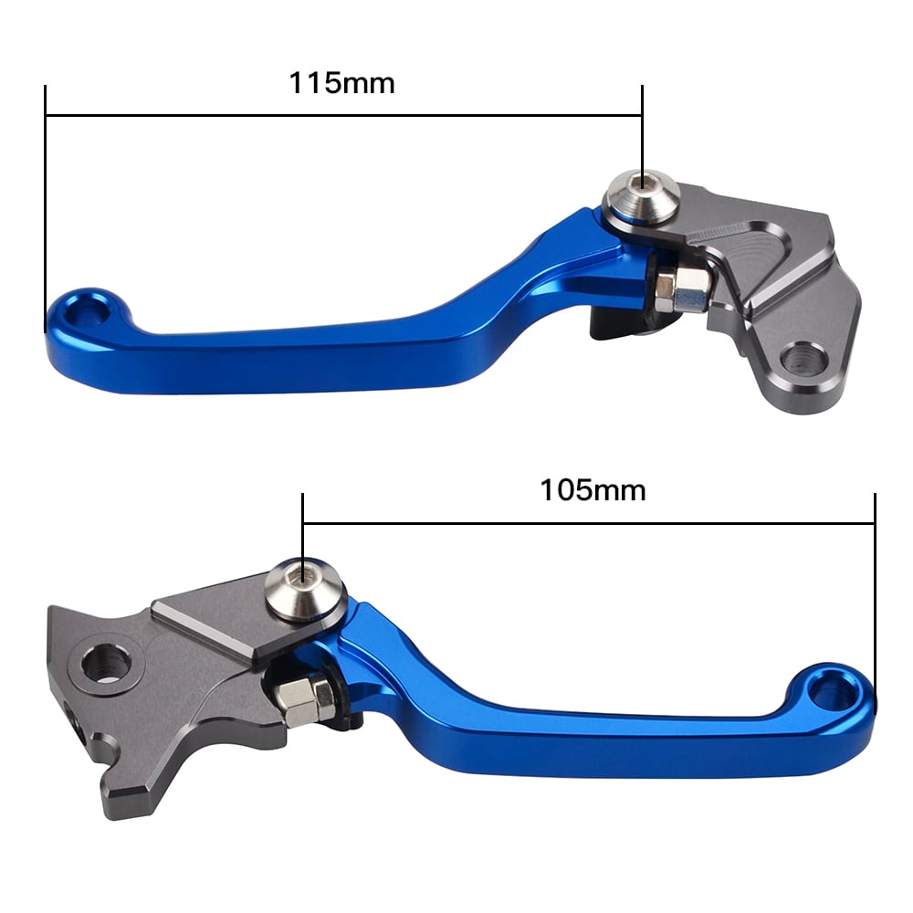 Pivoting Brake And Clutch Levers for Yamaha Models