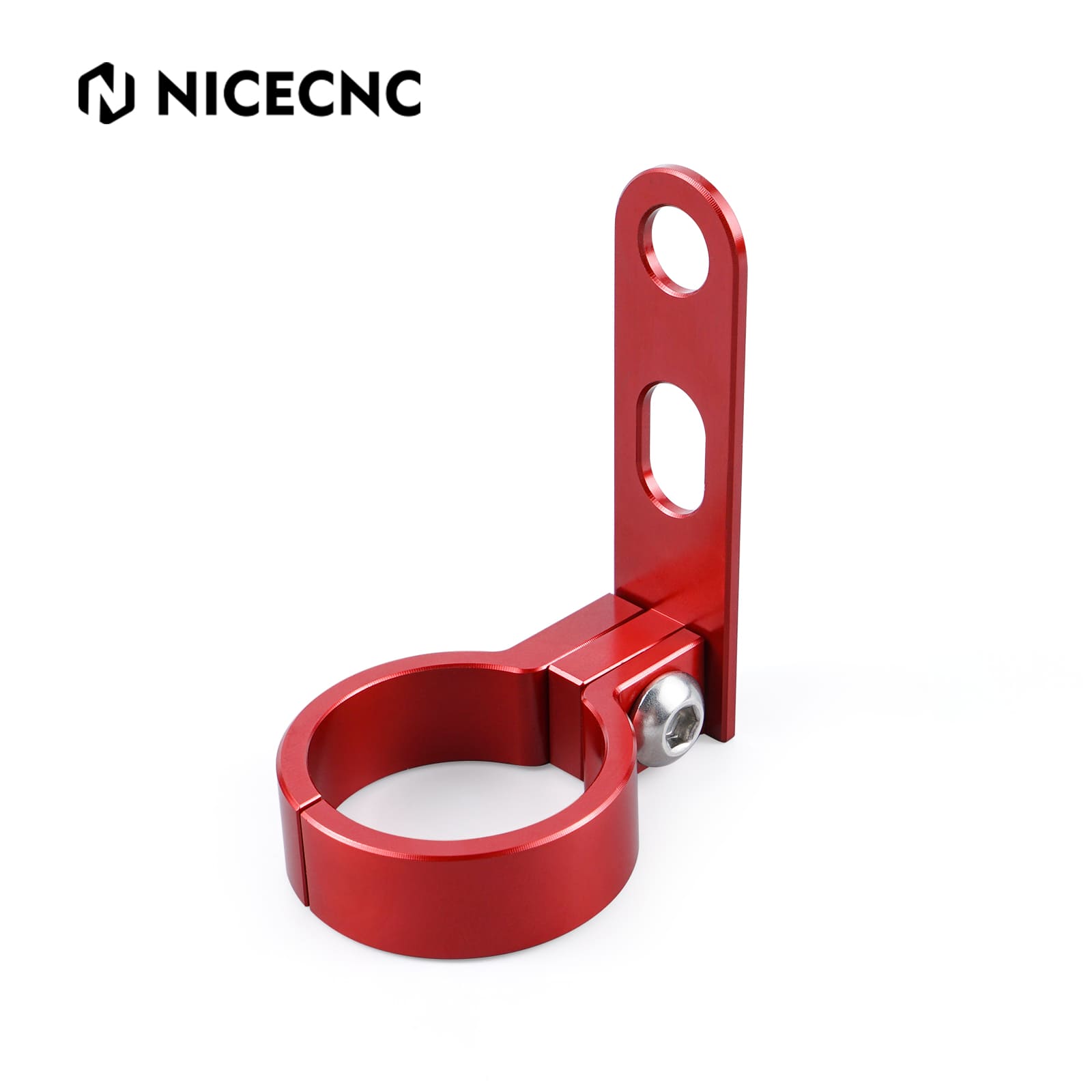 NICECNC Upgraded Red Alternator Cover Guard Protector 6061-T6 Billet  Aluminum Compatible with Honda XR650L 1993-2023