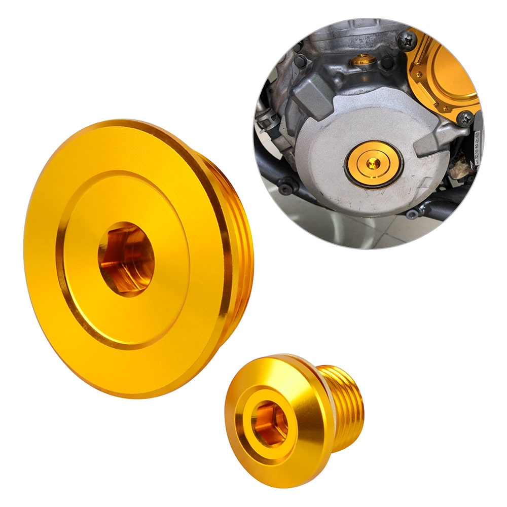 2PCS CNC Billet Screw Cover Plug Bolts for Suzuki DRZ400/E/S/SM