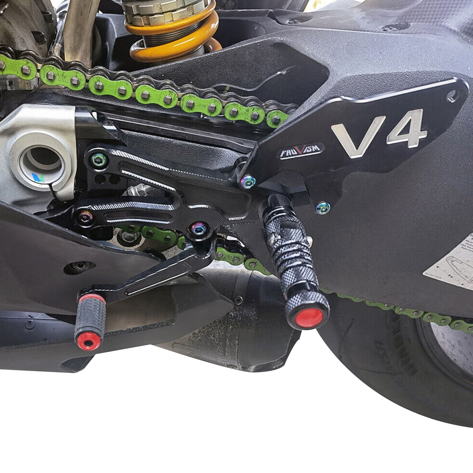 Racing Adjustable Rear Sets Footrest for Ducati Panigale V4/S/R 2018-2022