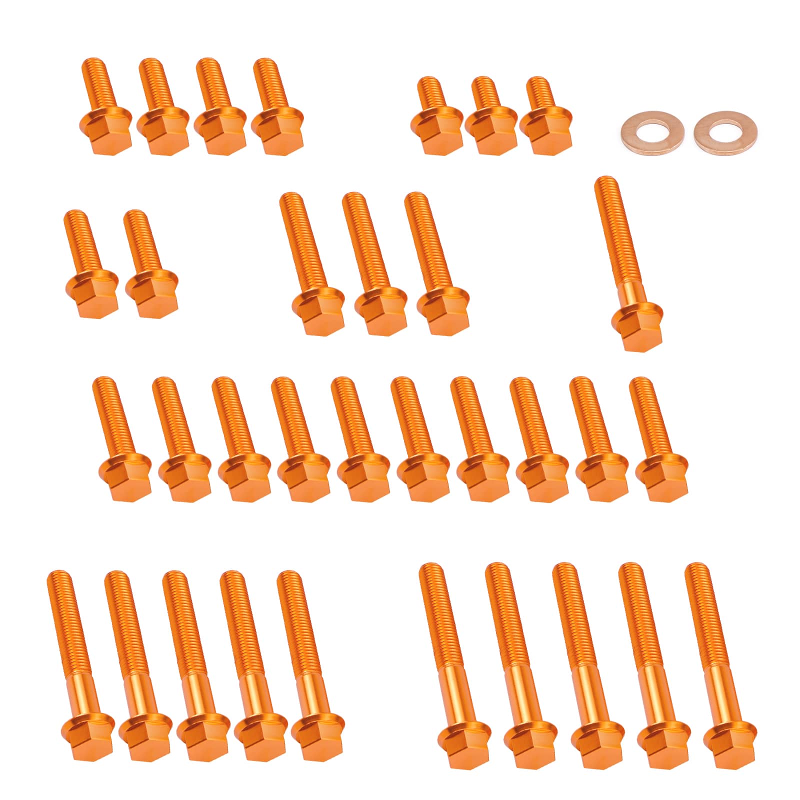 Engine Bolt Kit 7075-T6 Billet Aluminum for KTM 250/350EXCF 17-23