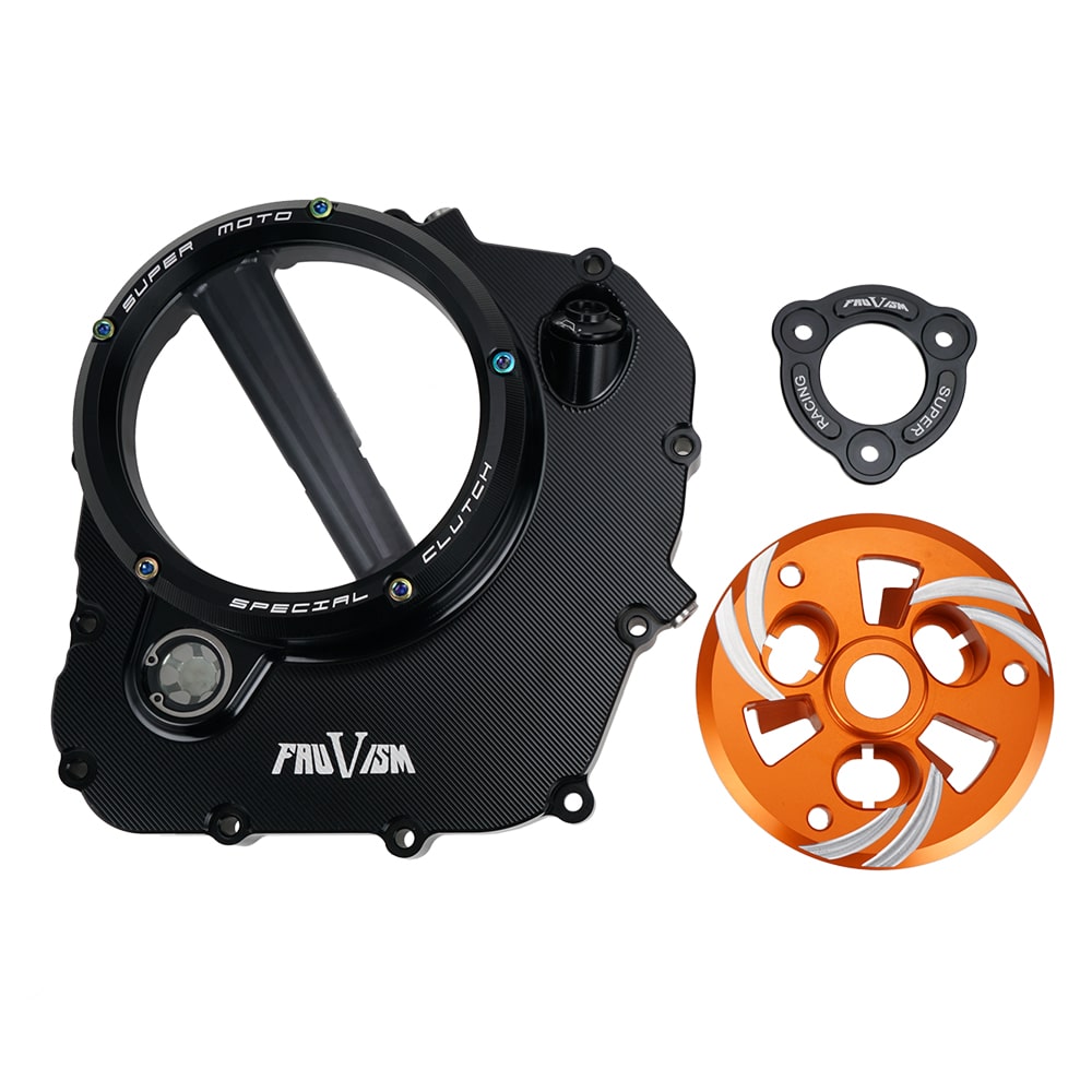 CNC Engine Clutch Cover Protector Kit For KTM Duke/RC390