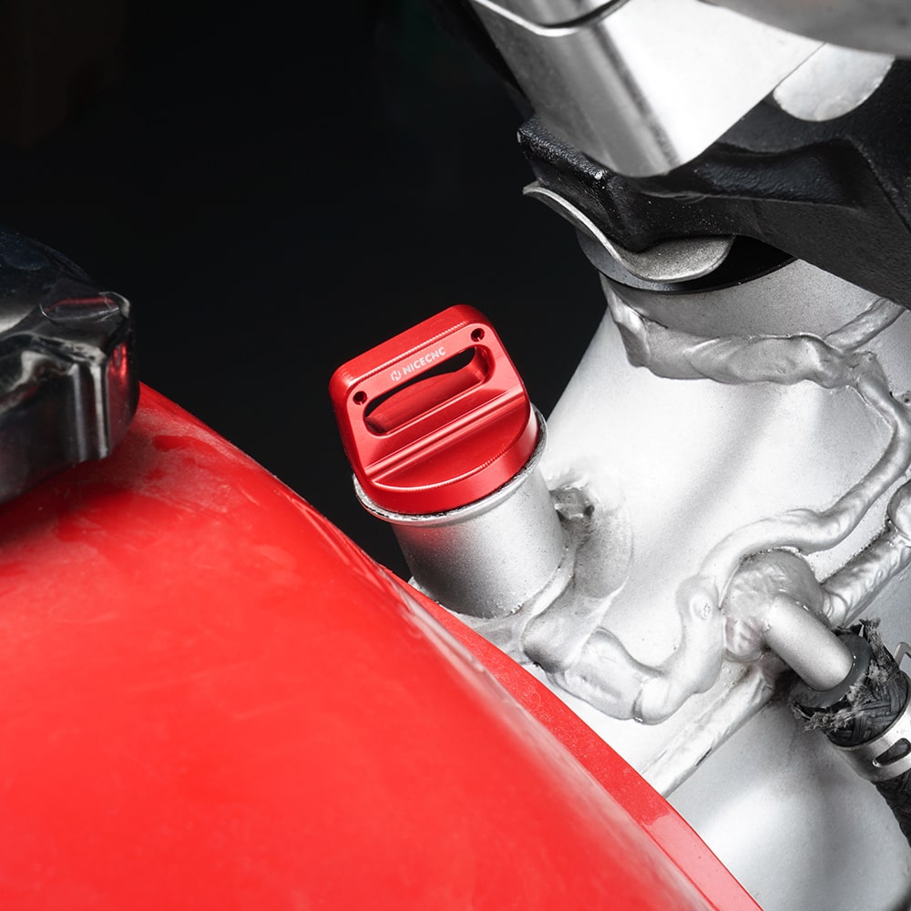 Red Engine Oil Dipstick Stick Plug For Honda XR650L XR600R