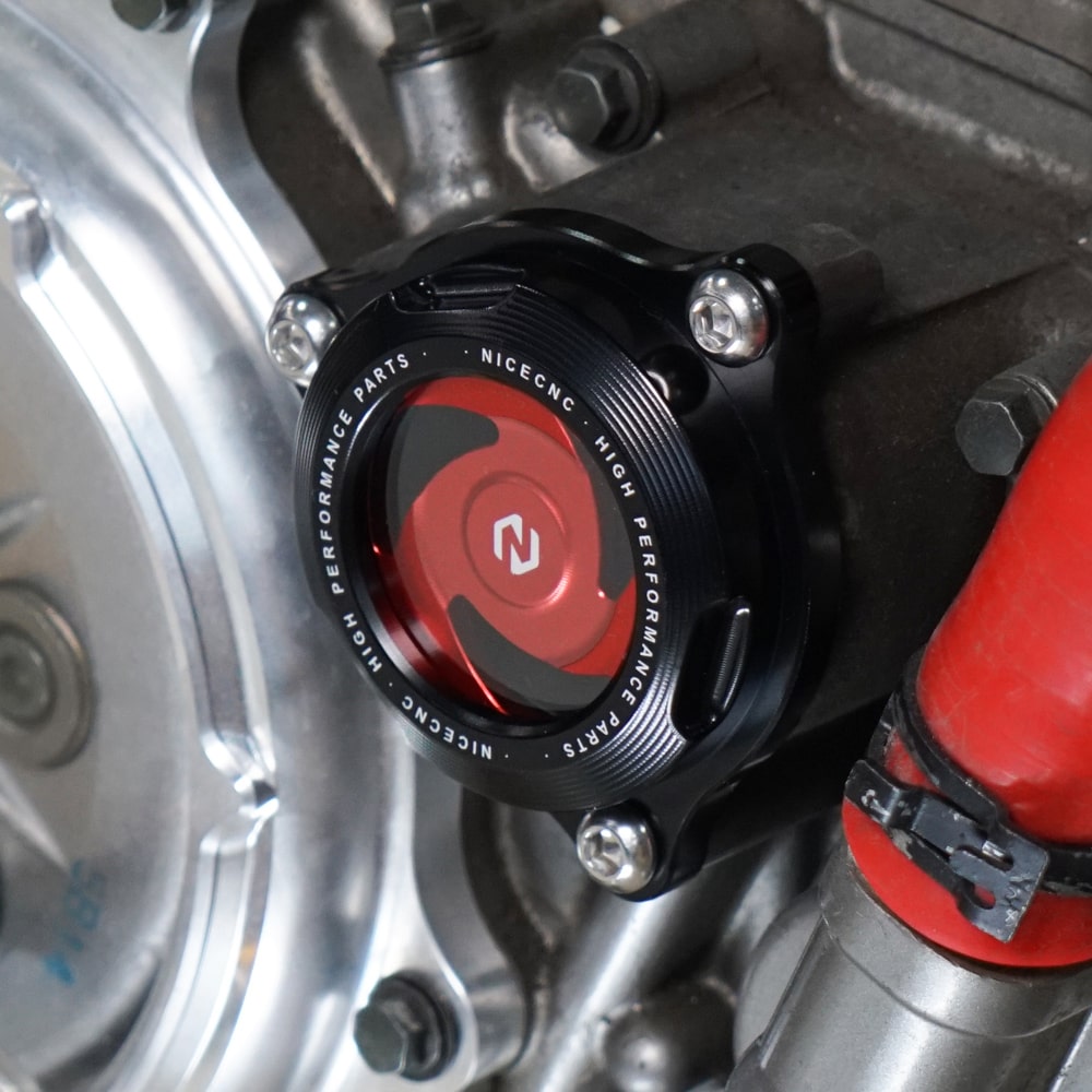 Suzuki DRZ400 Engine Oil Filter Cover Cap Transparent