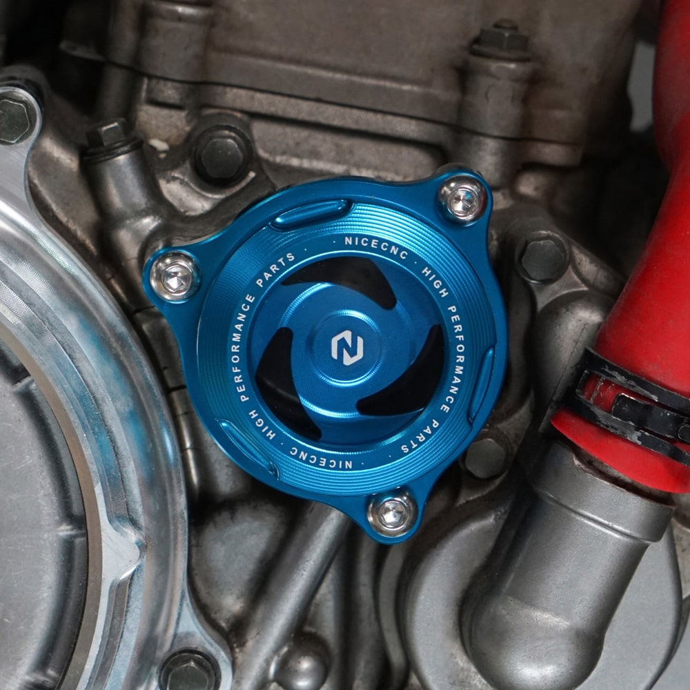 Suzuki DRZ400 Engine Oil Filter Cover Cap Transparent