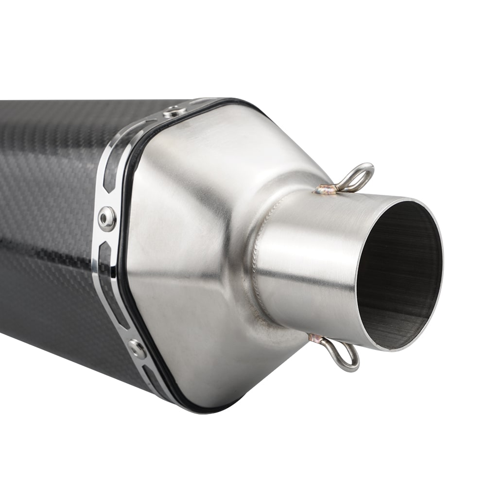 Exhaust Pipe Muffler SlipOn Carbon Fibre for Yamaha Raptor 700 700R