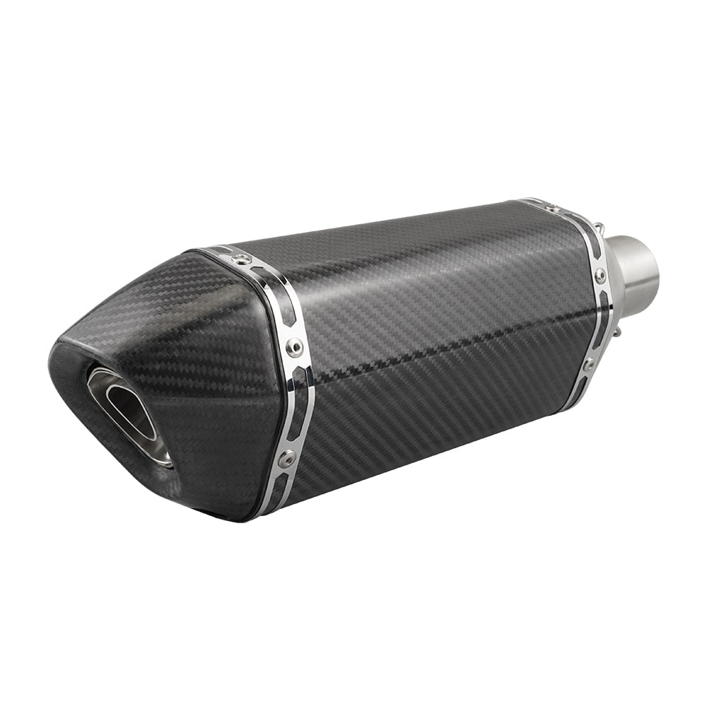 Exhaust Pipe Muffler SlipOn Carbon Fibre for Yamaha Raptor 700 700R