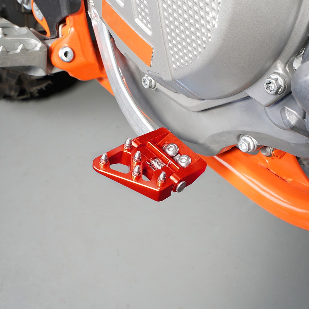 Aluminum Folding Brake Pedal Tip Bud Footpegs