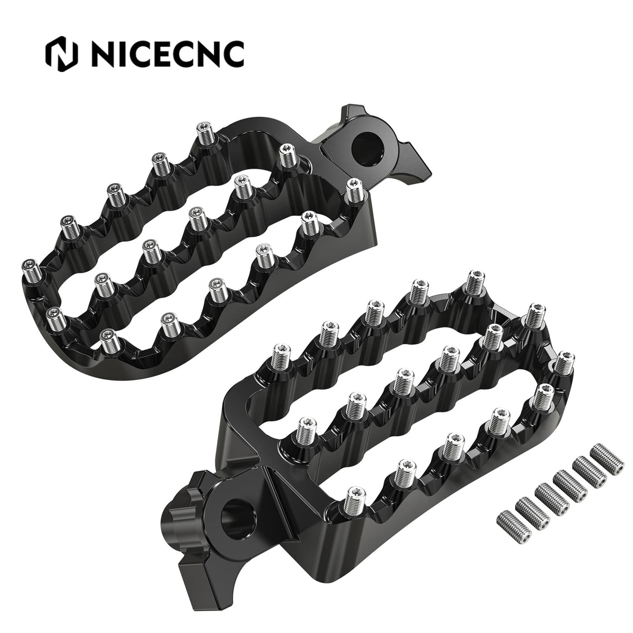 Black Foot Pegs – Fits Yamaha XT600, YZ125, YZ250, YZ490, YZ80 & Honda XR50/70/80/100