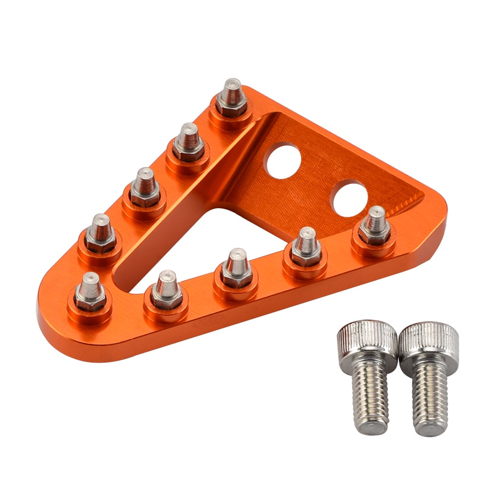 Rear Brake Pedal Step Plate Tip CNC Foot Pegs For KTM 125-500 2017-2023