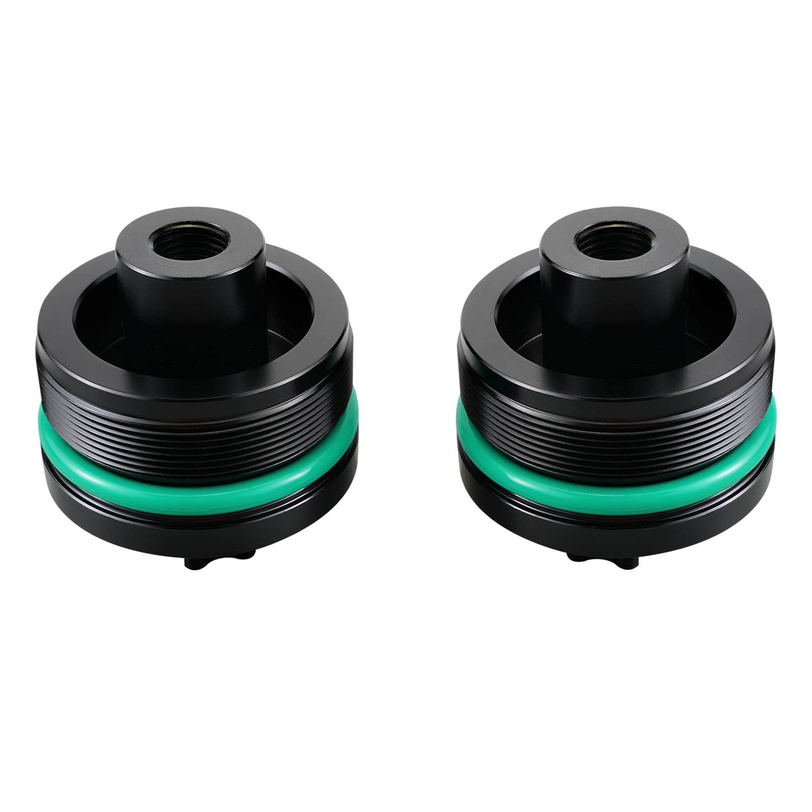 Pair Front Fork Top Caps for Yamaha YZ80 1995-2001 YZ85 2002-2018
