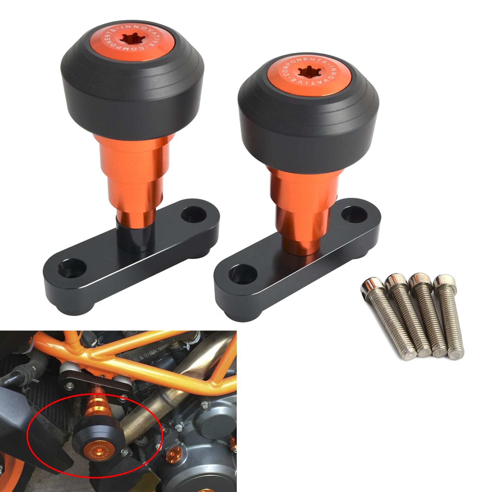 Frame Sliders Crash Protector For KTM 125 200 390 Duke