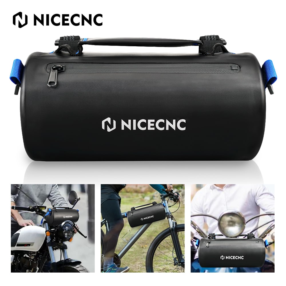 Front Barrel Bag Motorcycle Handlebar Storage Bags Nicecnc