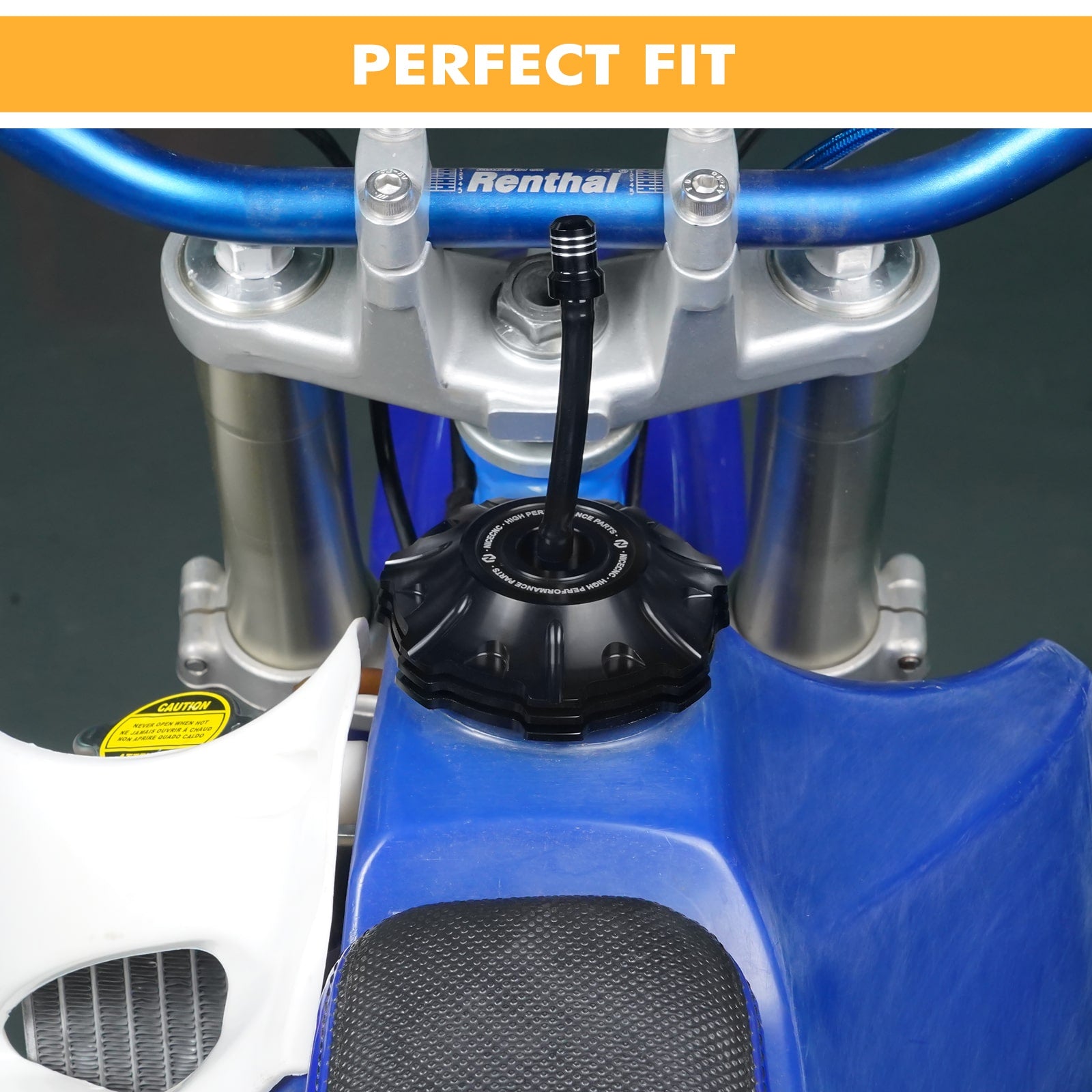 Aluminum Gas Fuel Tank Cap Breather For Yamaha WR250F WR450F 2003-2009 2011-2013