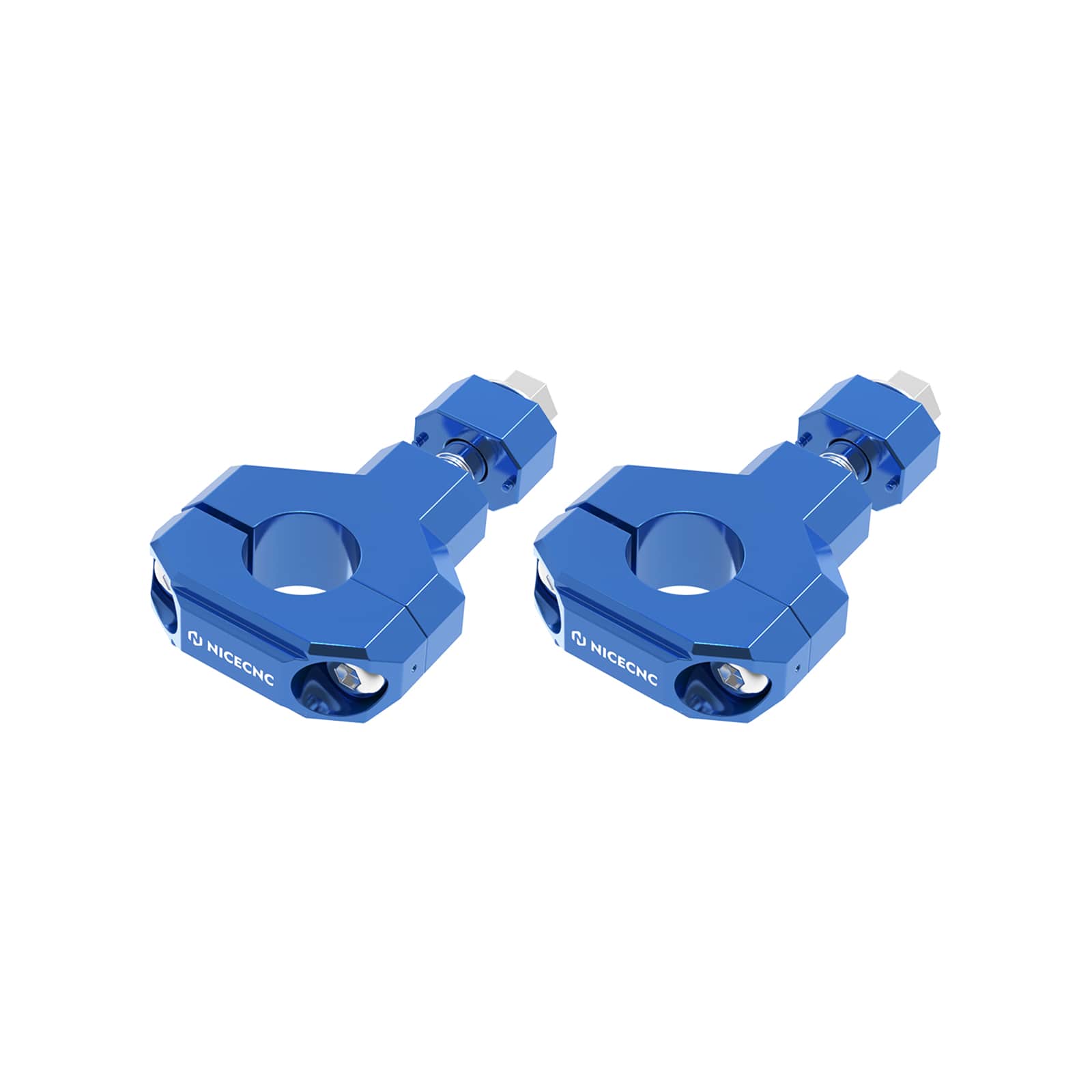 NiceCNC Front Fork Guard Guides/Clamps For Yamaha YZ85 (2002-2018) & YZ80 (1993-2001) - Black Aluminum