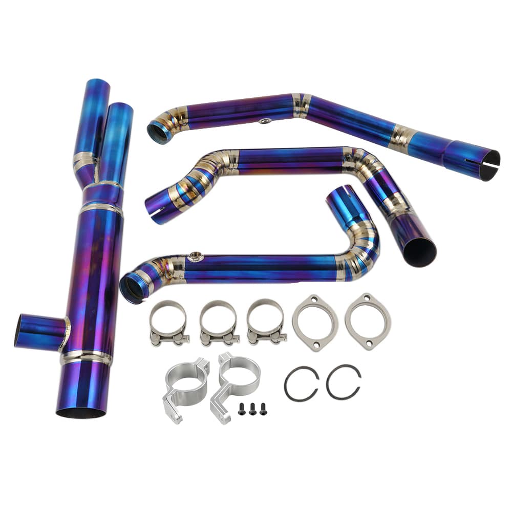 Complete Exhaust Head Pipe Header For Harley CVO Limited / Road Glide 17-21