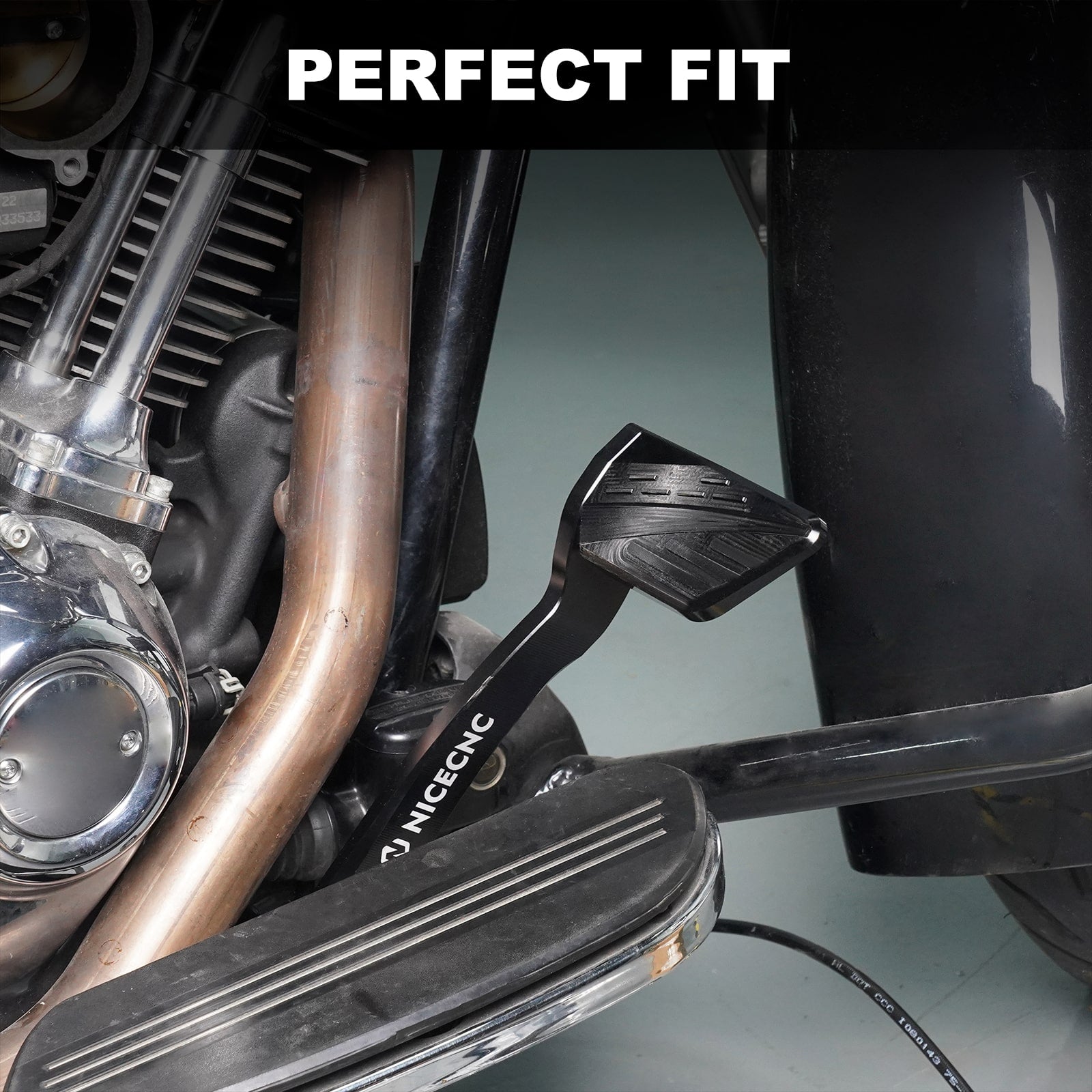Integrated Rear Brake Lever Pedal Kit for Harley-Davidson Touring and Trike Models