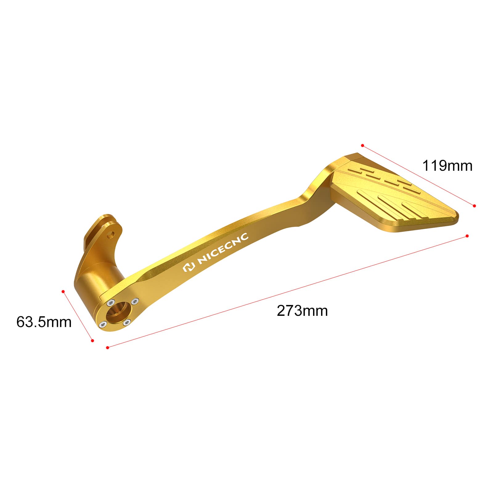 Integrated Rear Brake Lever Pedal Kit for Harley-Davidson Touring and Trike Models