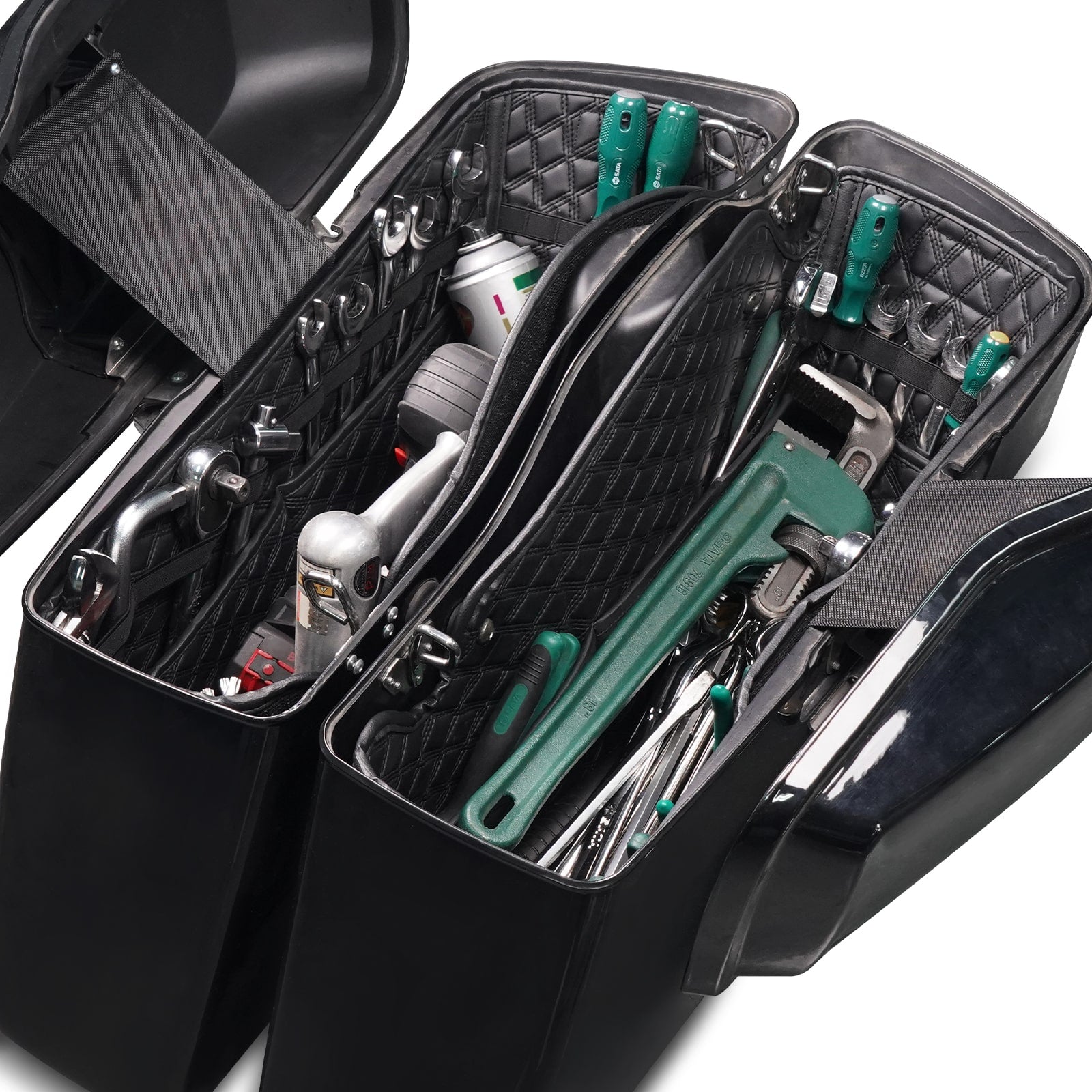 SaddleBags Organizer Liner Bottom Inserts Bags For Harley Touring Road King Street Glide