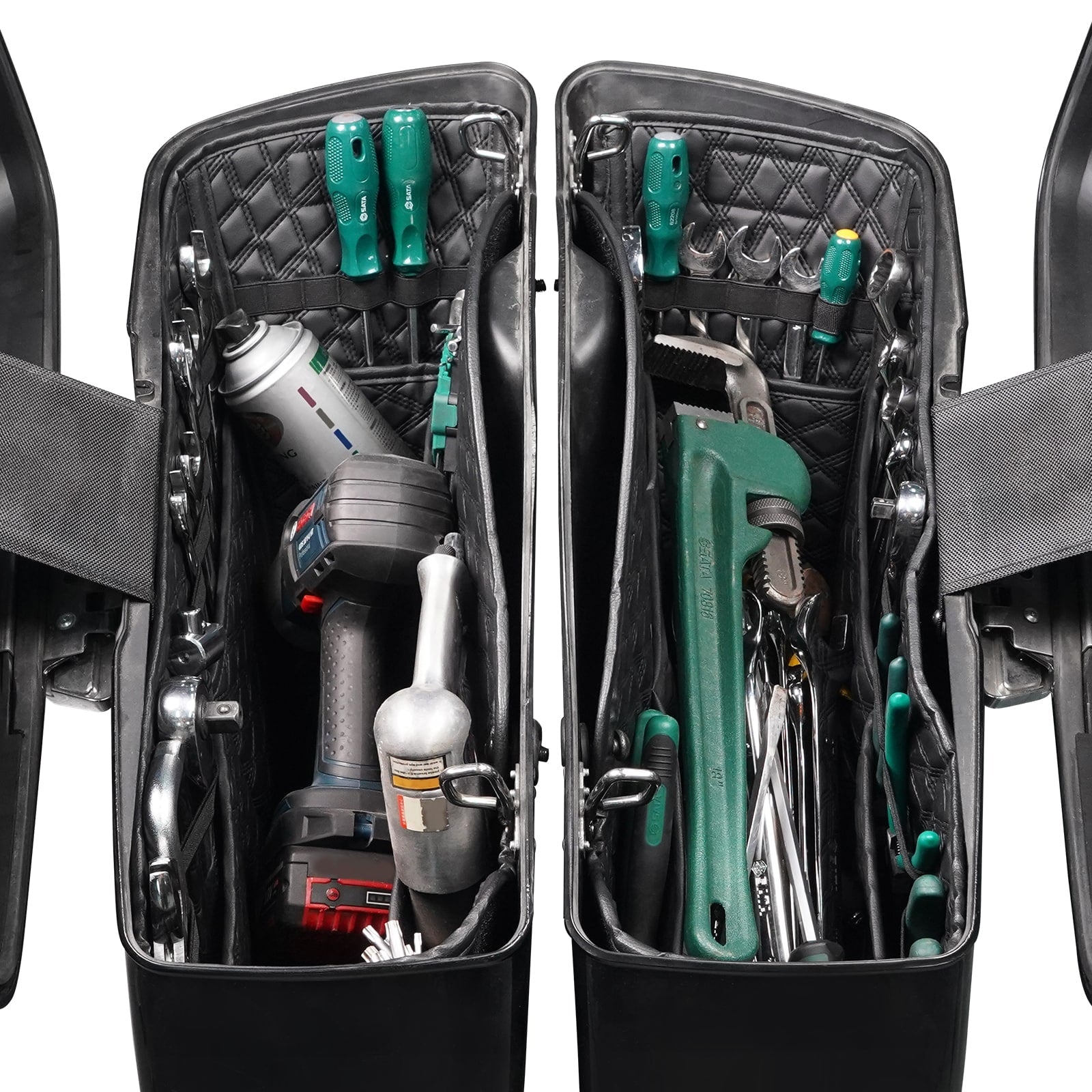 SaddleBags Organizer Liner Bottom Inserts Bags For Harley Touring Road King Street Glide
