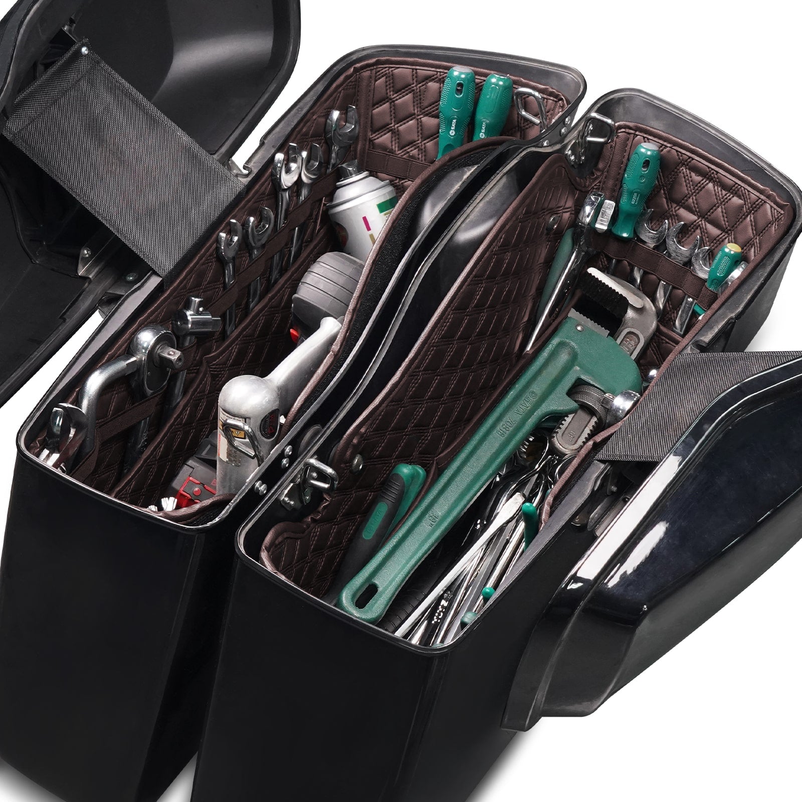SaddleBags Organizer Liner Bottom Inserts Bags For Harley Touring Road King Street Glide