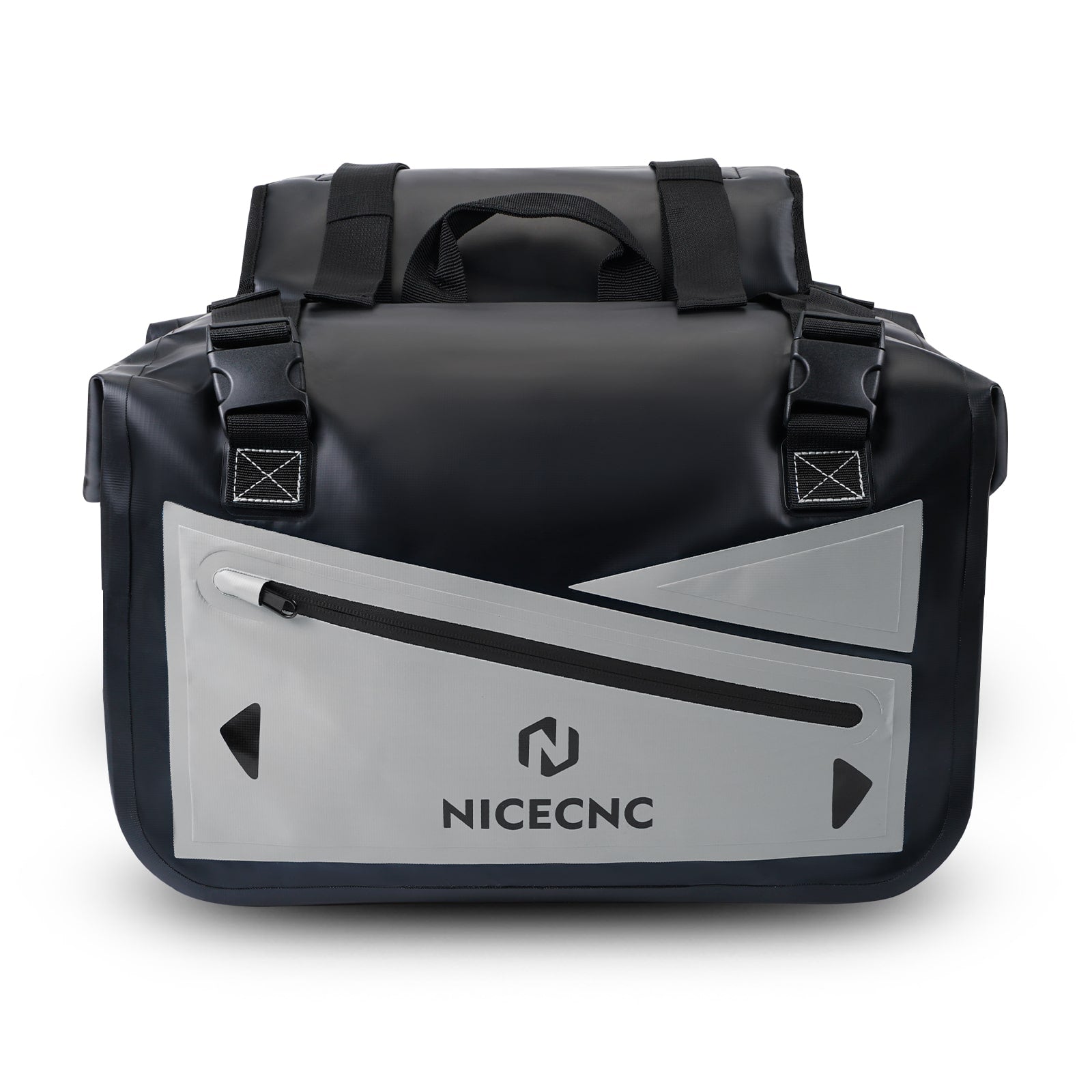 Motorcycle Waterproof 55L PVC Saddle bags Easy Detach Universal Fit
