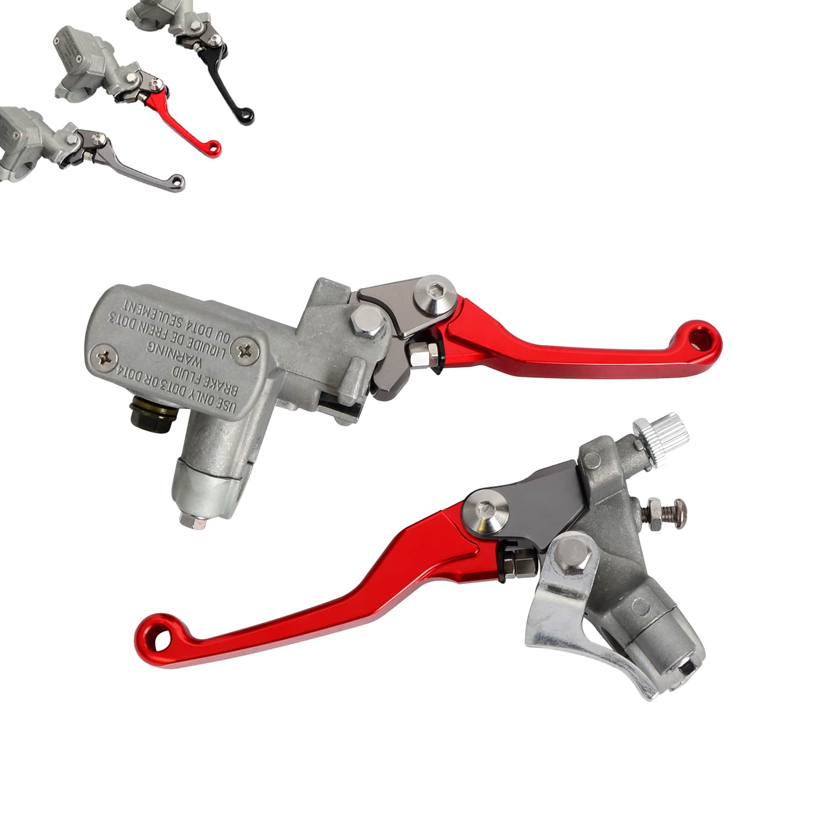 7/8" CNC Brake Clutch Levers For Honda CRF250X 2004-2016 CRF250R 2004-2016