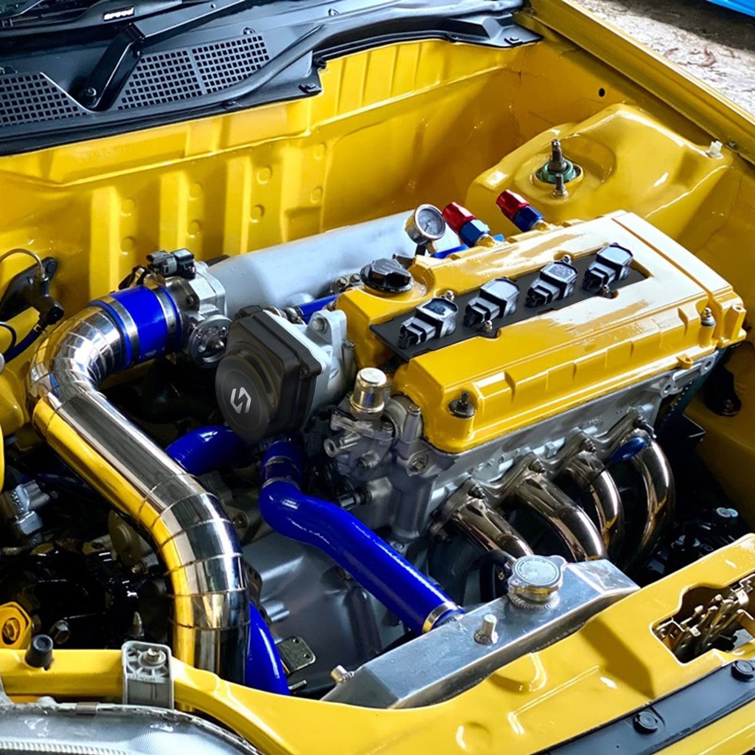 Distributor Cap And CoilOnPlug Plate Kit For Honda Civic Si B16A