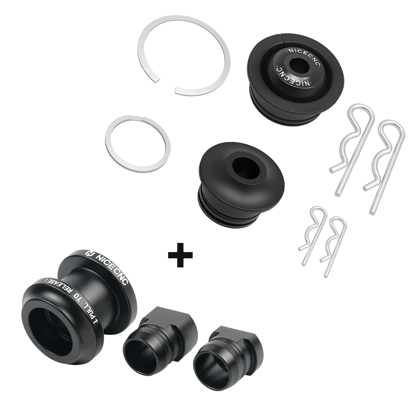 M10×1.5 Shift Boot Collar & Shifetr Cable Bushings Upgrade Kit for Civic/Si 2007+ Accord 2008+