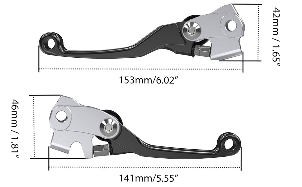 Folding Clutch Lever Brake Lever Set For BRAKETEC Husqvarna TE/FE 125-501 GAS GAS EC/EC F