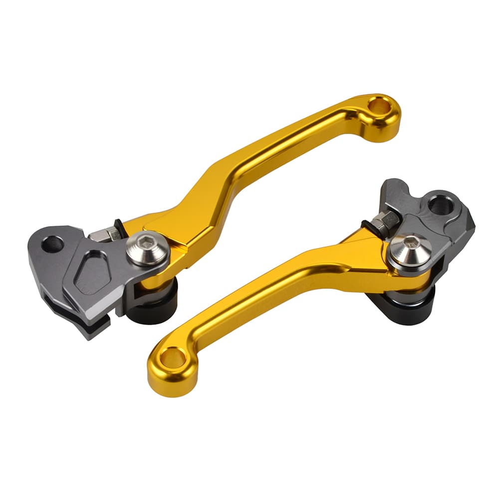 Pivot Brake Clutch Levers For Kawasaki KX65 KX85 KX100 KX125 KX250 Suzuki RM65