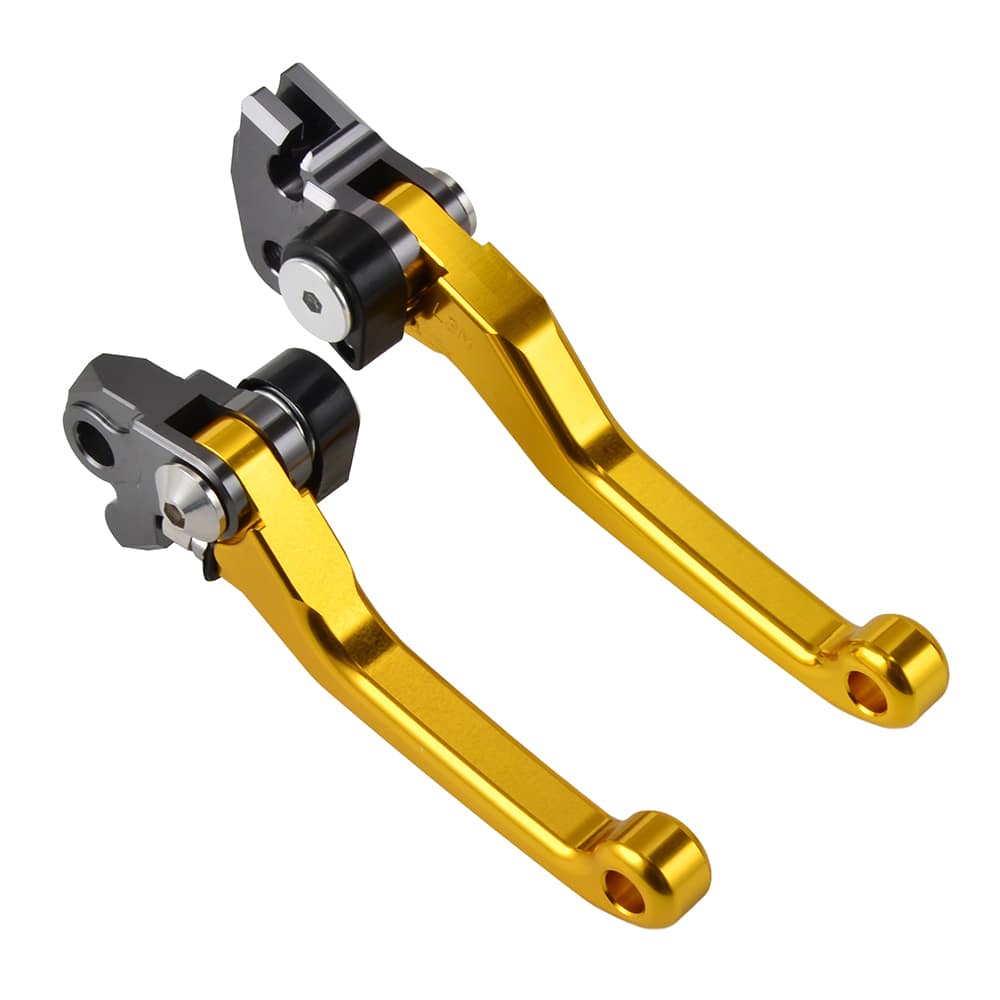 Pivot Brake Clutch Levers For Kawasaki KX65 KX85 KX100 KX125 KX250 Suzuki RM65