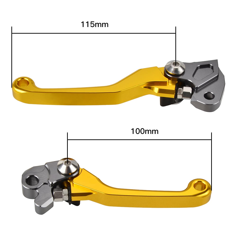 Pivot Brake Clutch Levers For Kawasaki KX65 KX85 KX100 KX125 KX250 Suzuki RM65