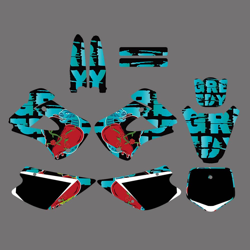 Kawasaki KX85 KX100 1998-2012 Decal Stickers Kit