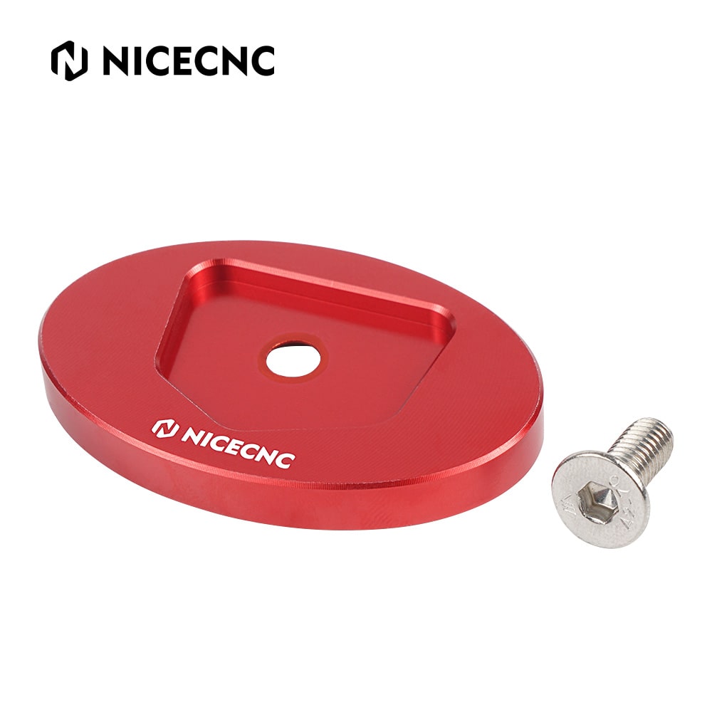 Red Kickstand Side Stand Enlarge Pad Extension Plate