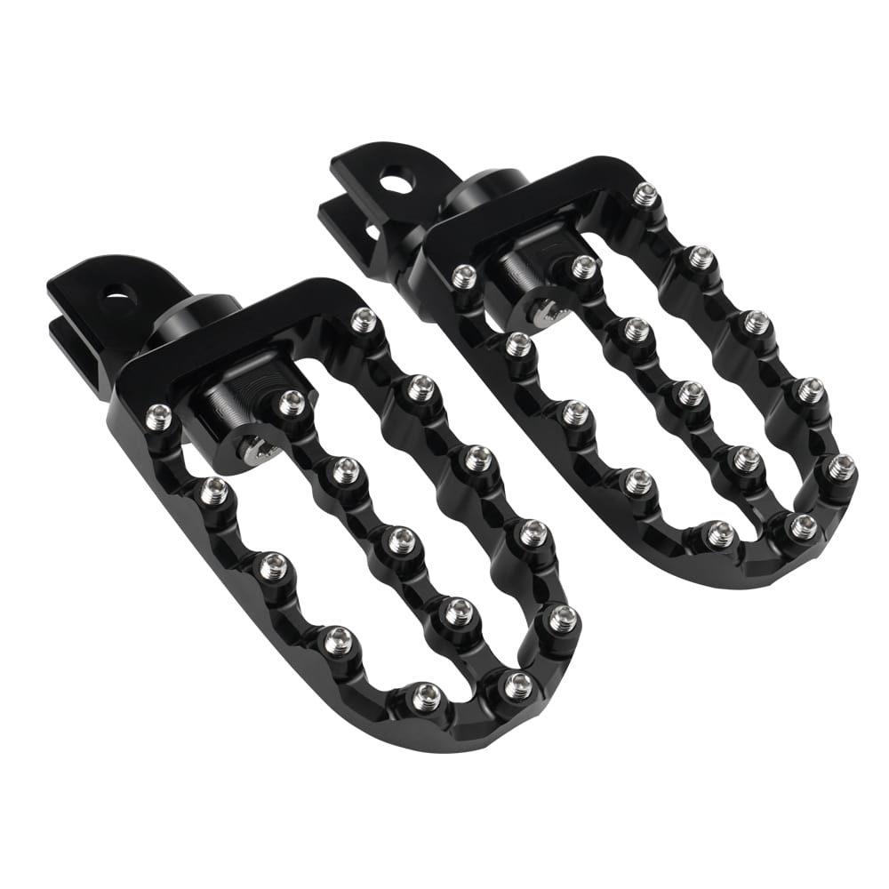 Motorcycle Foot Pegs Footrest For Kawasaki KLR650 1987-2018