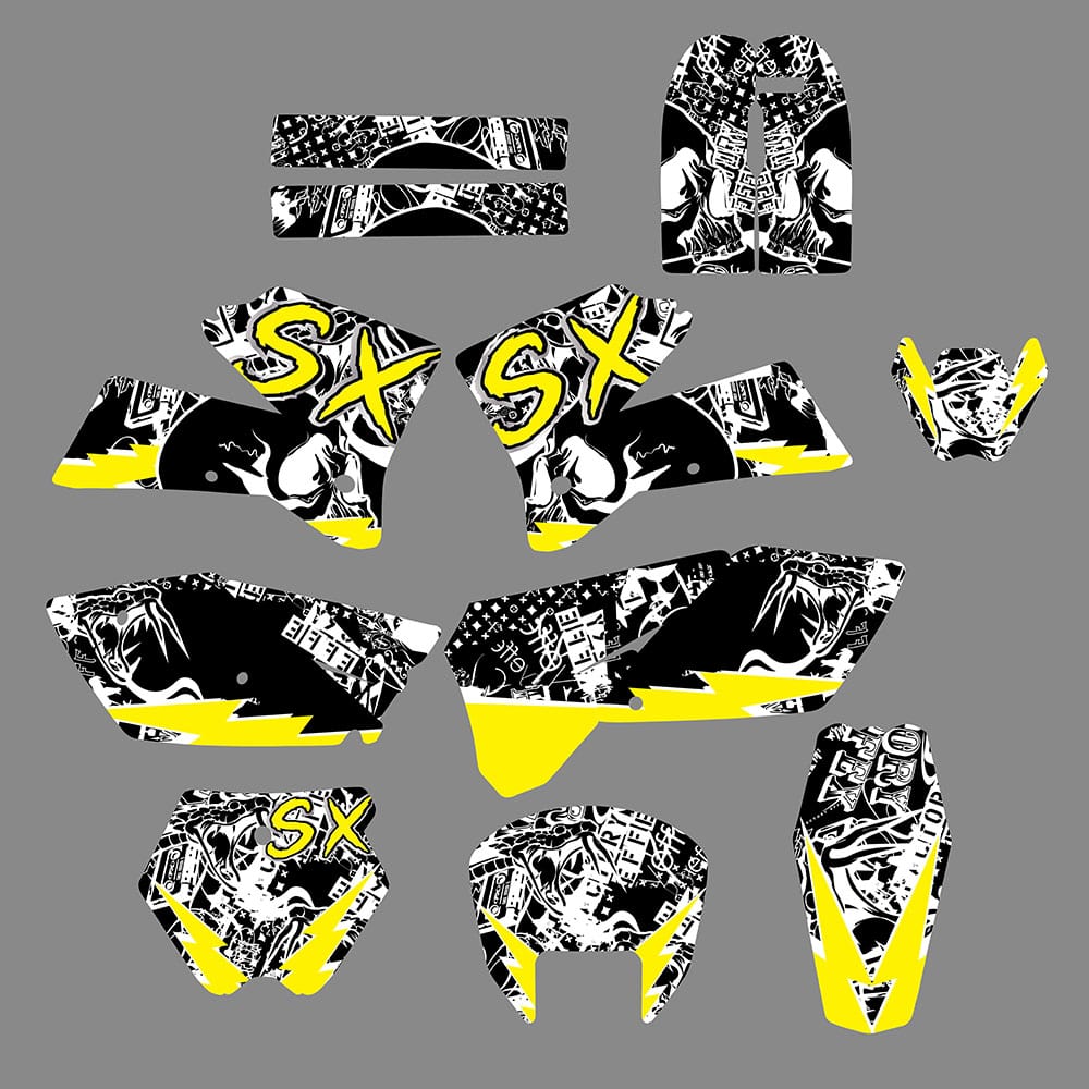 Bakcgrounds Decal Stickers For KTM SX 125 250 380 400 520 2005-2006