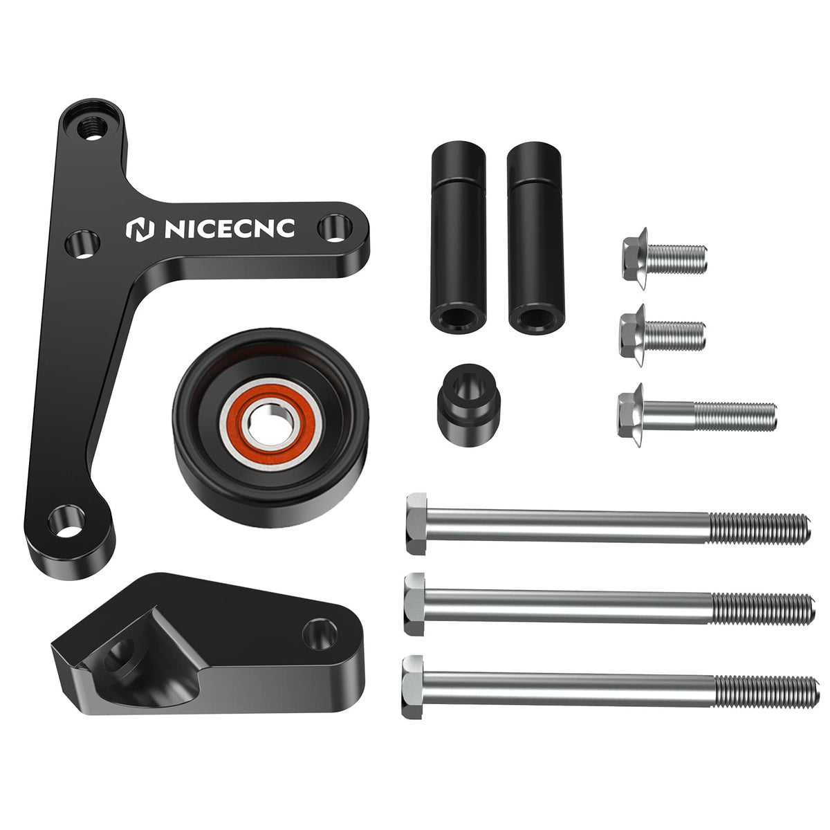 Low Mount F body LS Alternator bracket With Brace And Pulley