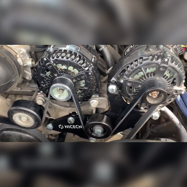 LS Dual Alternator Bracket for Chevy GM Engine 4.8 5.3 6.0 6.2 V8