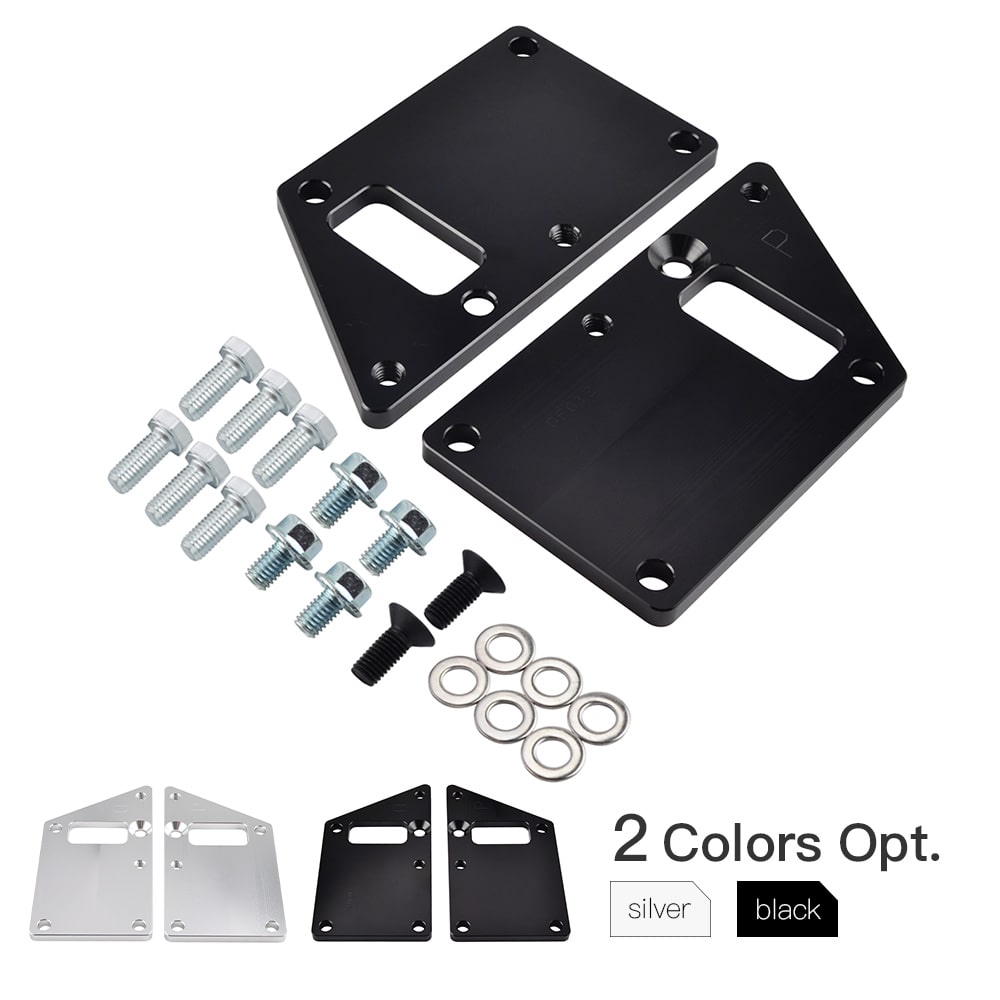 LS LS1 Swap Conversion Motor Mount Adapter Plates For Chevrolet SBC BBC Engine