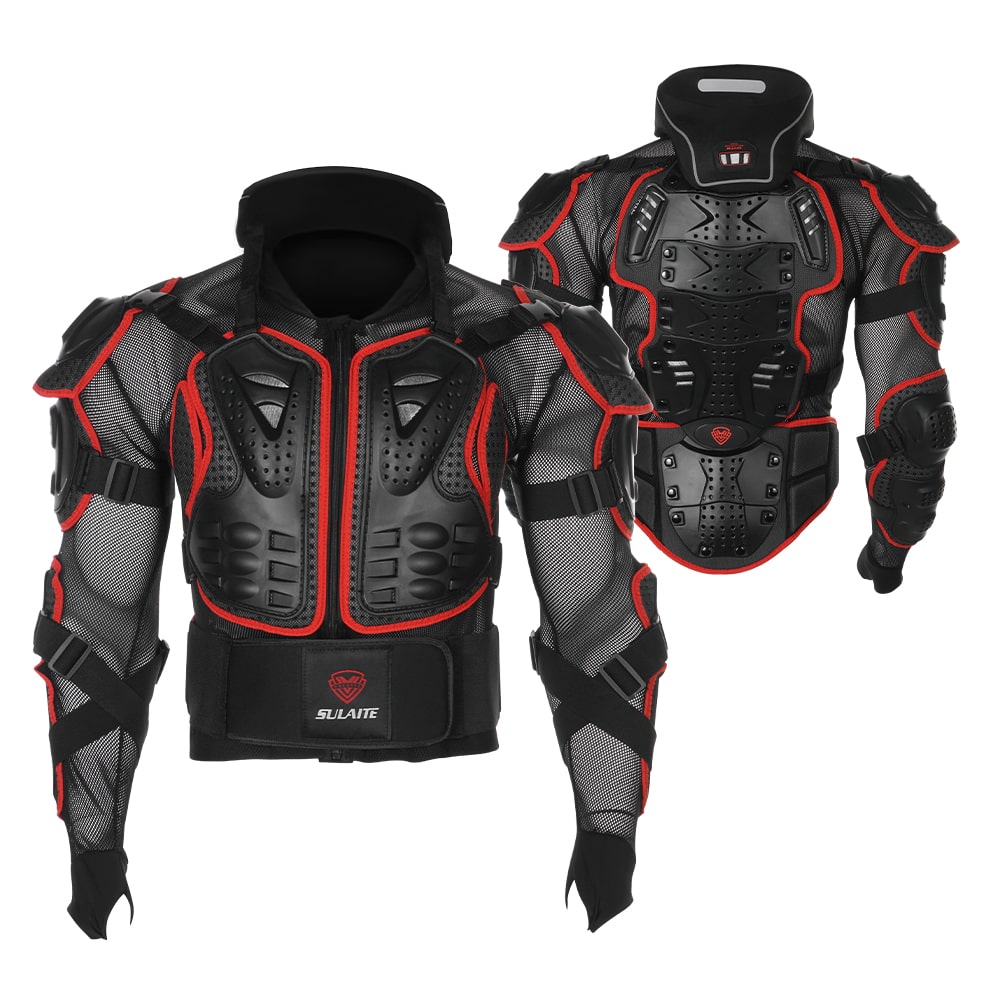 Motorcycle Armor Jacket Full Body Protect Motocross Riding Suit