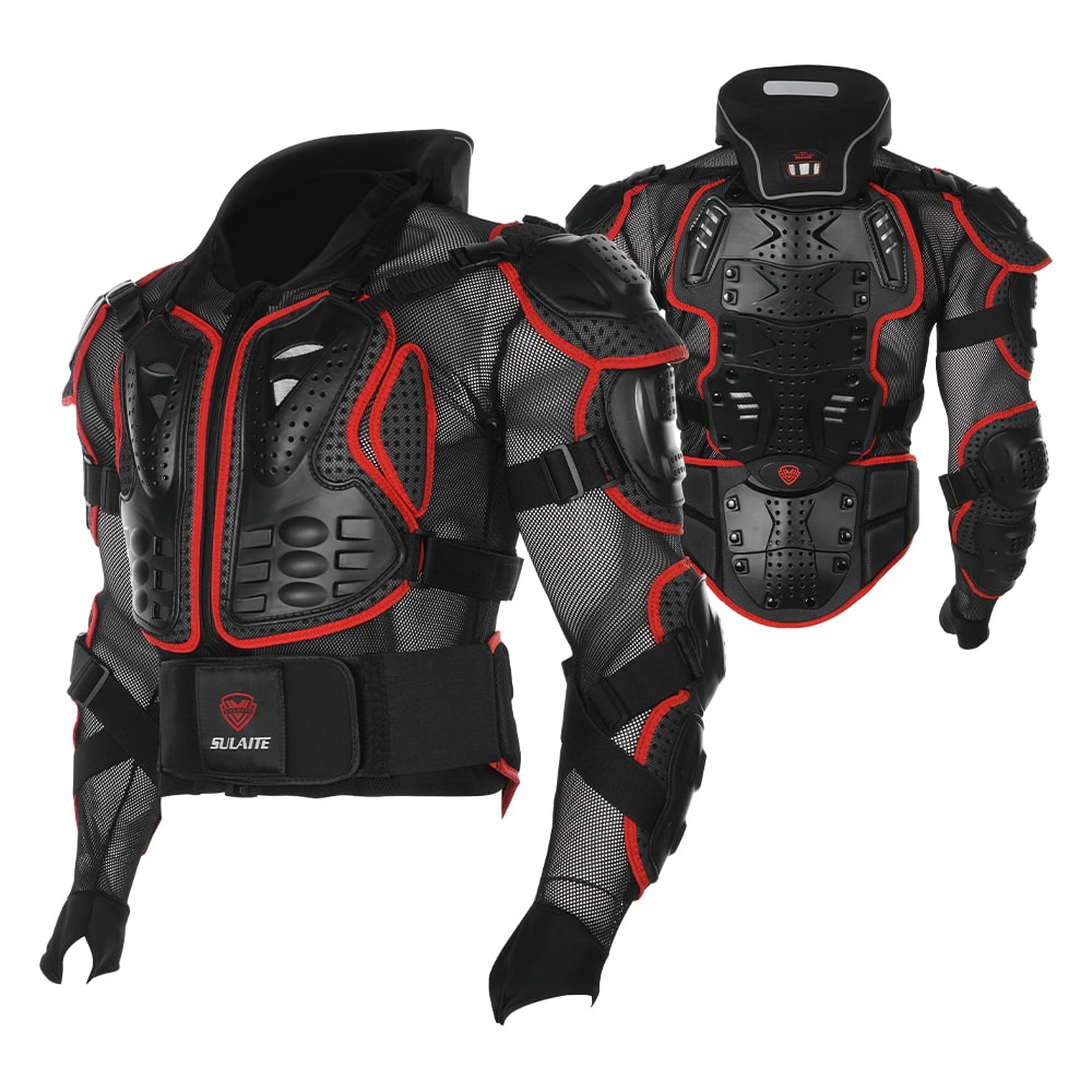 Motorcycle Armor Jacket Full Body Protect Motocross Riding Suit