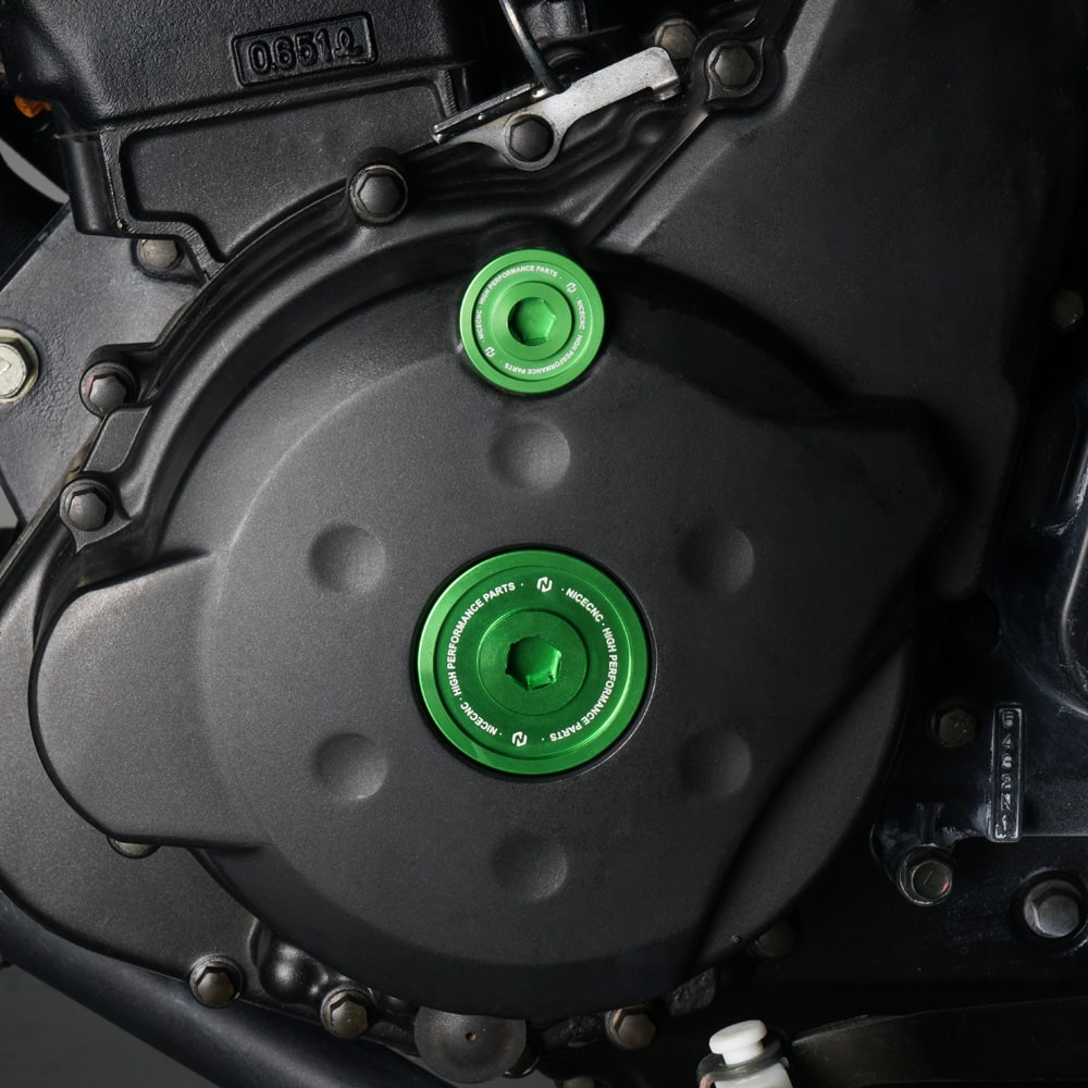 Motorcycle Engine Timing Cover Cap Plug for Kawasaki KLR650 87-23